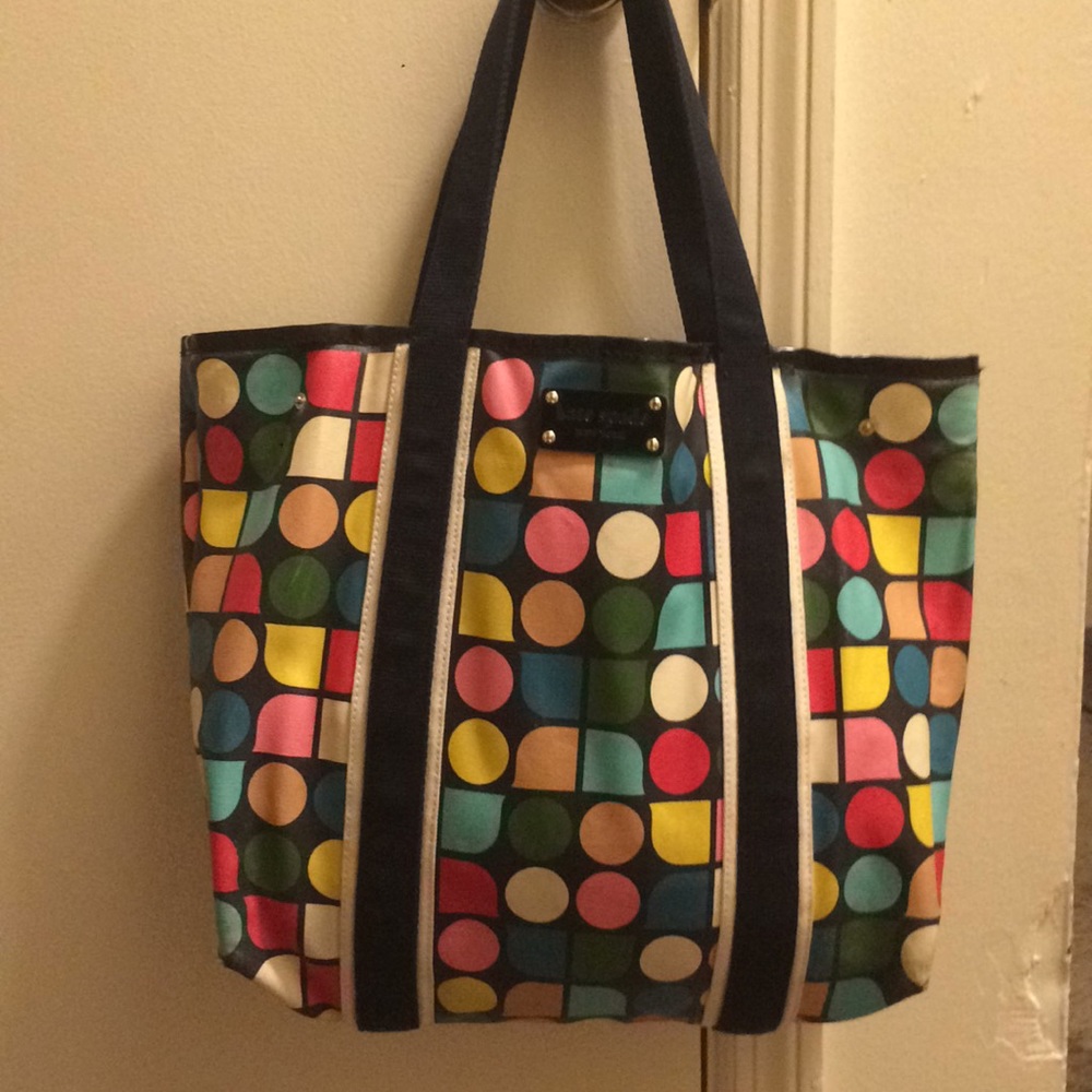 Kate Spade canvas multi-colored Handbag